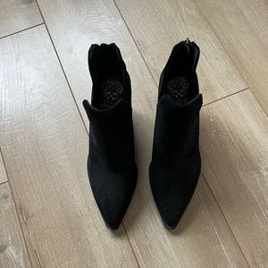 Vince Camuto black booties